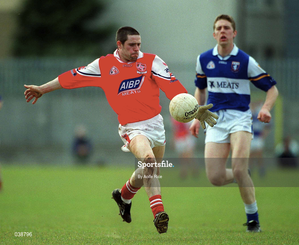 23 April 2000; Nicky Malone of Louth during the Church & General National Football League Division 2 Semi-Final match between Louth and Laois at Cusack Park in Mullingar, Westmeath. Photo by Aoife Rice/Sportsfile