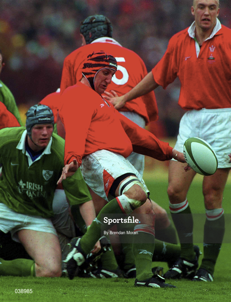 1 April 2000; Rupert Moon of Wales during the Lloyds TSB 6 Nations match between Ireland and Wales at Lansdowne Road in Dublin. Photo by Brendan Moran/Sportsfile