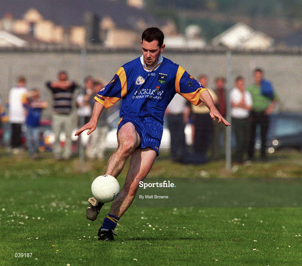 7 May 2000; Trevor Doyle of Wicklow during the Bank of Ireland Leinster Senior Football Championship Group Stage Round 1 match between Wicklow and Carlow at the Aughrim County Ground in Aughrim, Wicklow. Photo by Matt Browne/Sportsfile