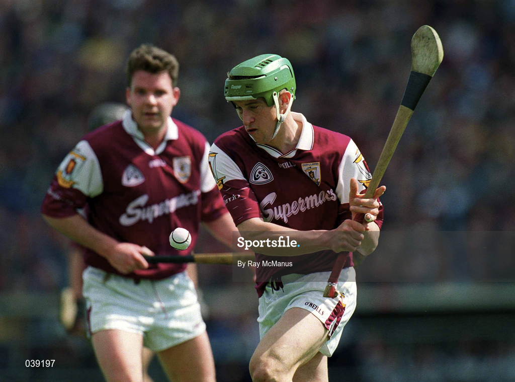 30 April 2000; Vennie Maher of Galway during the Church & General National Hurling League Division 1 Semi-Final match between Galway and Waterford at Semple Stadium in Thurles, Tipperary. Photo by Ray McManus/Sportsfile