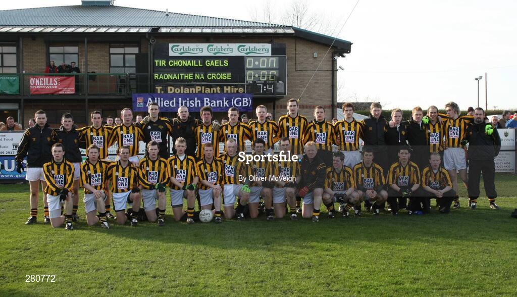 27 January 2008; The Crossmaglen Rangers squad. AIB All-Ireland Club Football Championship Quarter-Final, Tir Chonaill Gaels v Crossmaglen Rangers, Emerald Gaelic Grounds, Ruislip, London, England. Picture credit: Oliver McVeigh / SPORTSFILE