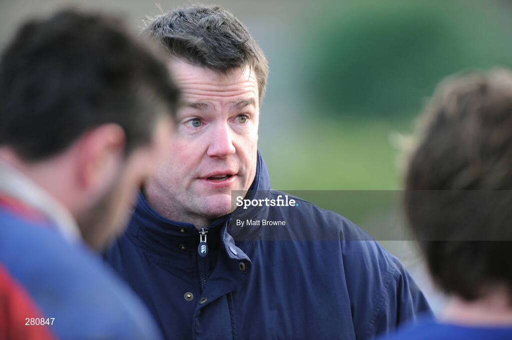 26 January 2008; Clontarf Head coach Andy Woods. AIB League Division 1, Clontarf v UL Bohemians, Castle Ave, Clontarf, Dublin. Picture credit; Matt Browne / SPORTSFILE