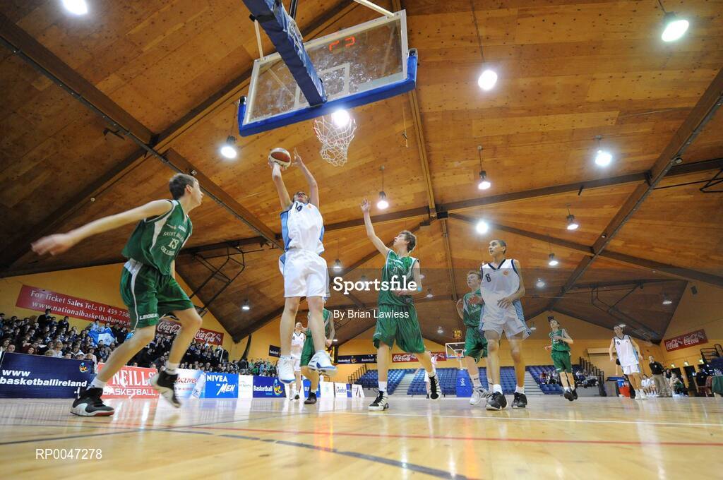 31 January 2008; A general view of the match. U19B Boys, All-Ireland Schools Basketball Cup Final, Ard Scoil Ris Dublin v St. Malachy’s College, Belfast, National Basketball Arena, Tallaght, Dublin. Picture credit: Brian Lawless / SPORTSFILE