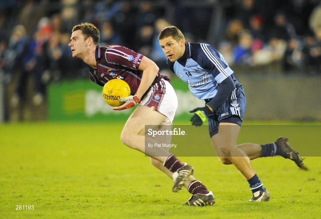 2 February 2008; David Duffy, Westmeath, in action against Conal keaney, Dublin. Allianz National Football League, Division 2, Round 1, Dublin v Westmeath, Parnell Park, Dubllin. Picture credit: Pat Murphy / SPORTSFILE