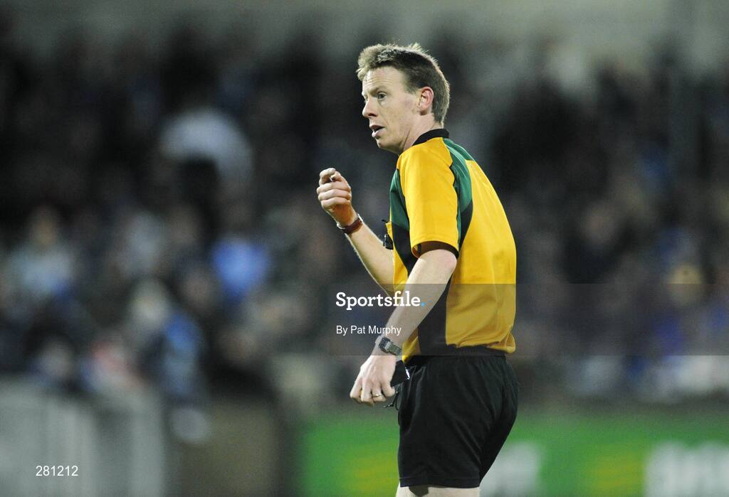 2 February 2008; Referee Joe McQuillan. Allianz National Football League, Division 2, Round 1, Dublin v Westmeath, Parnell Park, Dubllin. Picture credit: Pat Murphy / SPORTSFILE