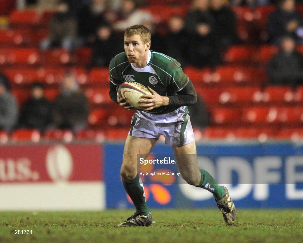 1 February 2008; Gavin Duffy, Ireland A. England Saxons v Ireland A, Welford Road, Leicester, England. Picture credit; Stephen McCarthy / SPORTSFILE