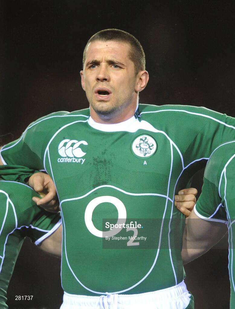 1 February 2008; Alan Quinlan, Ireland A, before the game. England Saxons v Ireland A, Welford Road, Leicester, England. Picture credit; Stephen McCarthy / SPORTSFILE