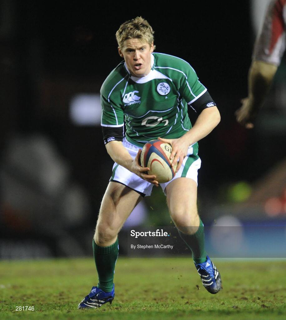 1 February 2008; Niall O'Connor, Ireland A. England Saxons v Ireland A, Welford Road, Leicester, England. Picture credit; Stephen McCarthy / SPORTSFILE