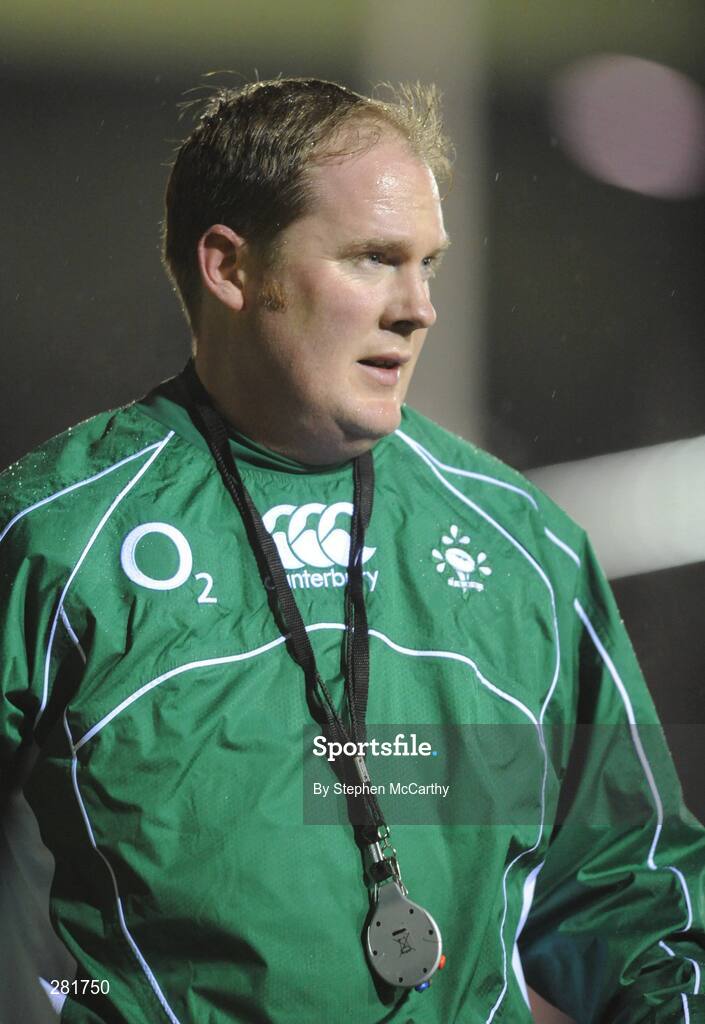 1 February 2008; Des Ryan, Ireland A. England Saxons v Ireland A, Welford Road, Leicester, England. Picture credit; Stephen McCarthy / SPORTSFILE