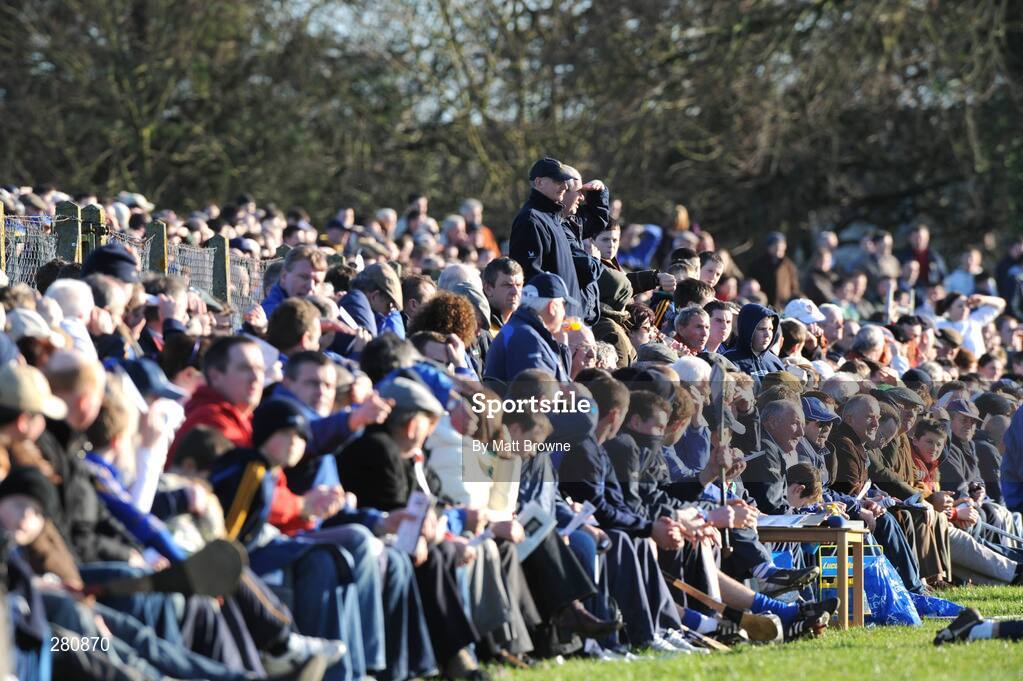 27 January 2008; A general view of the crowd watching the game. Waterford Crystal Cup Final, Tipperary v Waterford, JK Brackens GAA Club, Templemore, Co. Tipperary. Picture credit; Matt Browne / SPORTSFILE