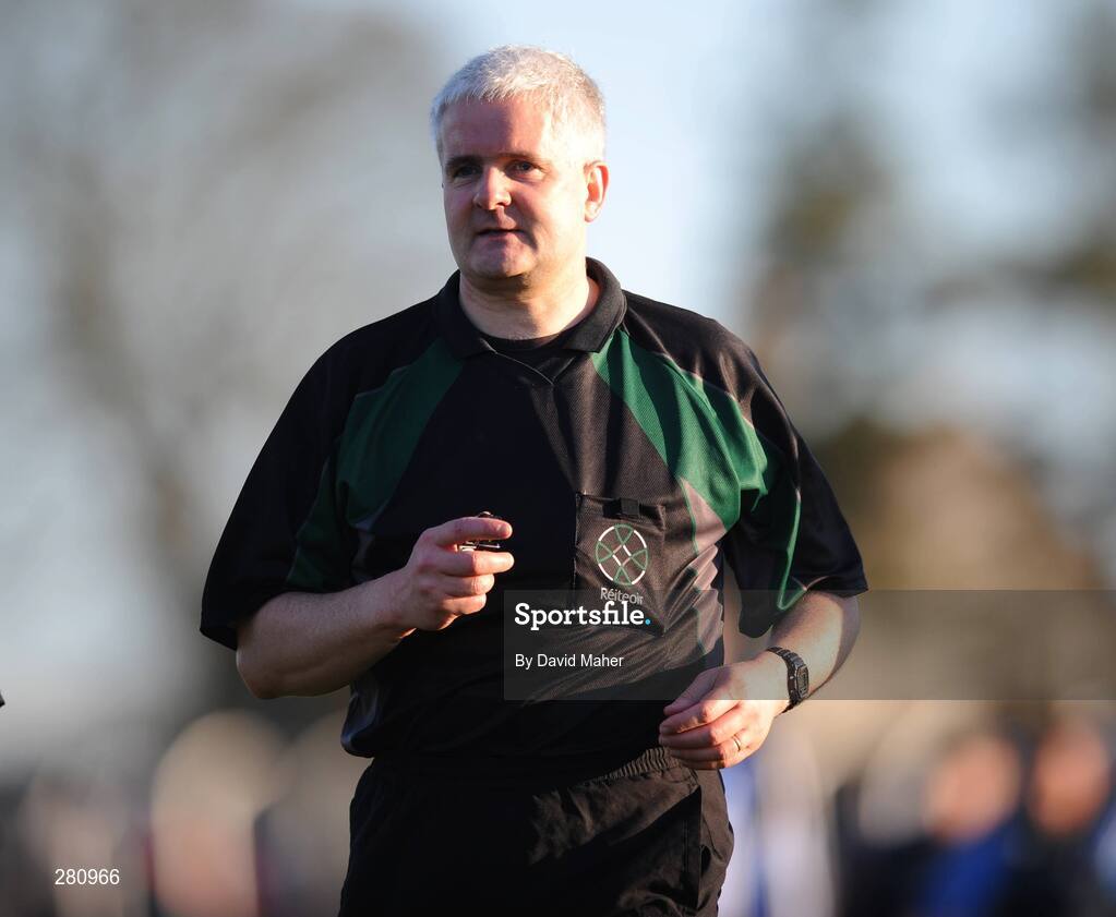 27 January 2008; John Bannon, referee. O'Byrne cup semi-final replay, Carlow v Dublin, Dr. Cullen Park, Carlow. Picture credit: David Maher / SPORTSFILE