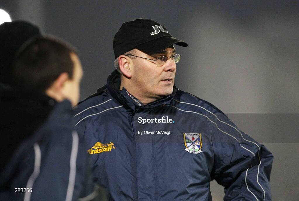16 February 2008; Cavan manager Donal Keoghan on the sideline. Allianz National Football League, Division 2, Round 2, Cavan v Monaghan, Kingspan Breffni Park, Cavan. Picture credit; Oliver McVeigh / SPORTSFILE