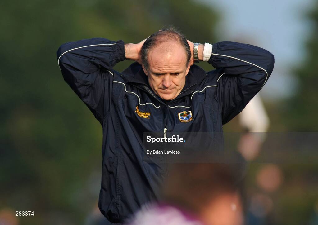 17 February 2008; Roscommon manager John Maughan. Allianz National Football League, Division 2, Round 2, Roscommon v Meath, St. Brigid's, Kiltoom, Co. Roscommon. Picture credit; Brian Lawless / SPORTSFILE