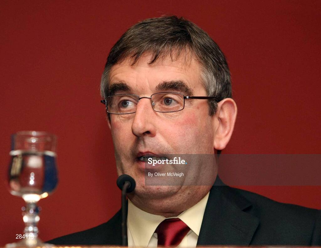 23 February 2008; Chairman Tom Daly speaking during the Ulster Council Convention. Ulster Council Convention, Canal Court Hotel, Newry, Co. Down. Picture credit; Oliver McVeigh / SPORTSFILE
