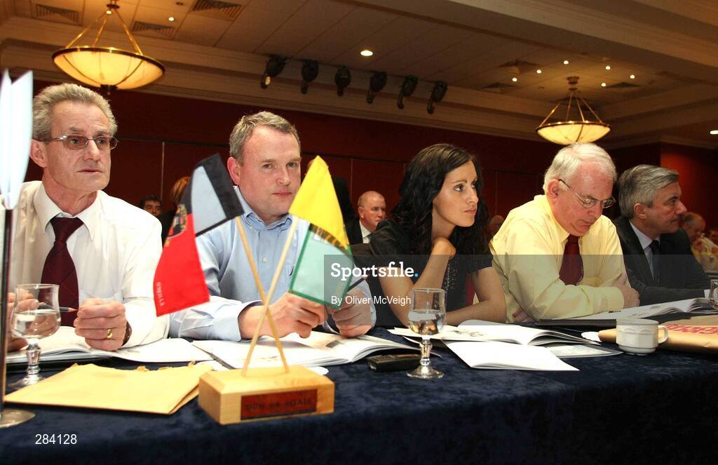 23 February 2008; Donegal delegates during the Ulster Council Convention. Ulster Council Convention, Canal Court Hotel, Newry, Co. Down. Picture credit; Oliver McVeigh / SPORTSFILE