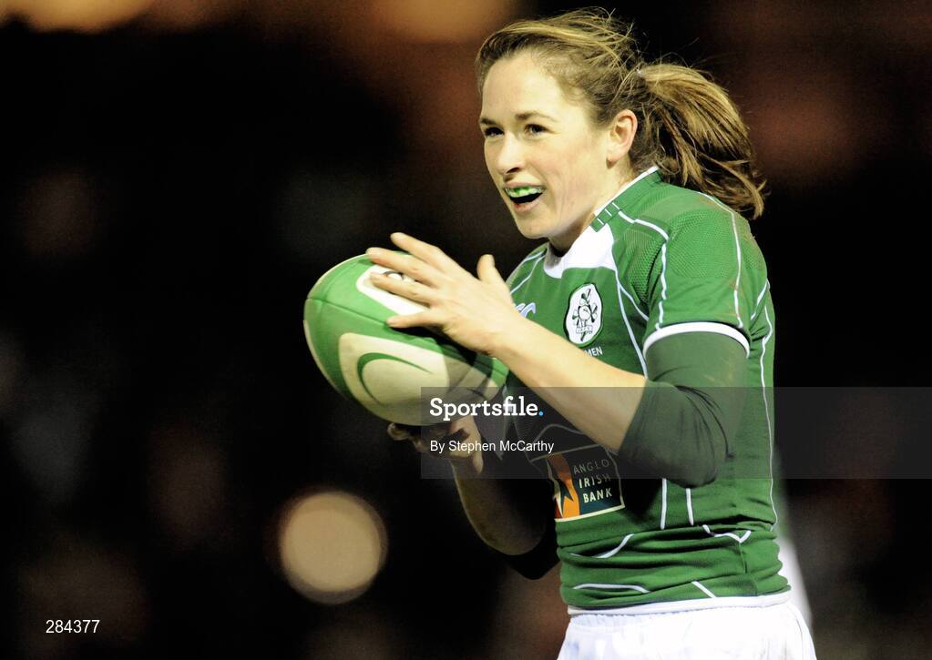 22 February 2008; Sarahjane Belton, Ireland. Women's Six Nations Rugby Championship, Ireland v Scotland, Templeville Road, Dublin. Picture credit: Stephen McCarthy / SPORTSFILE