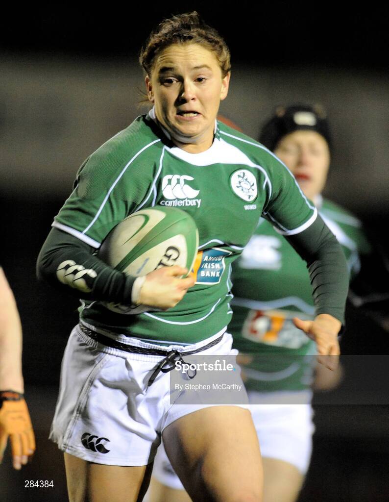 22 February 2008; Jo O'Sullivan, Ireland. Women's Six Nations Rugby Championship, Ireland v Scotland, Templeville Road, Dublin. Picture credit: Stephen McCarthy / SPORTSFILE