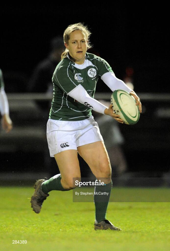 22 February 2008; Shannon Houston, Ireland. Women's Six Nations Rugby Championship, Ireland v Scotland, Templeville Road, Dublin. Picture credit: Stephen McCarthy / SPORTSFILE