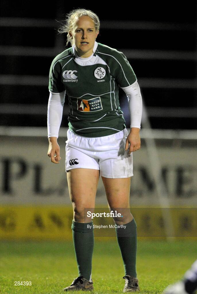22 February 2008; Shannon Houston, Ireland. Women's Six Nations Rugby Championship, Ireland v Scotland, Templeville Road, Dublin. Picture credit: Stephen McCarthy / SPORTSFILE