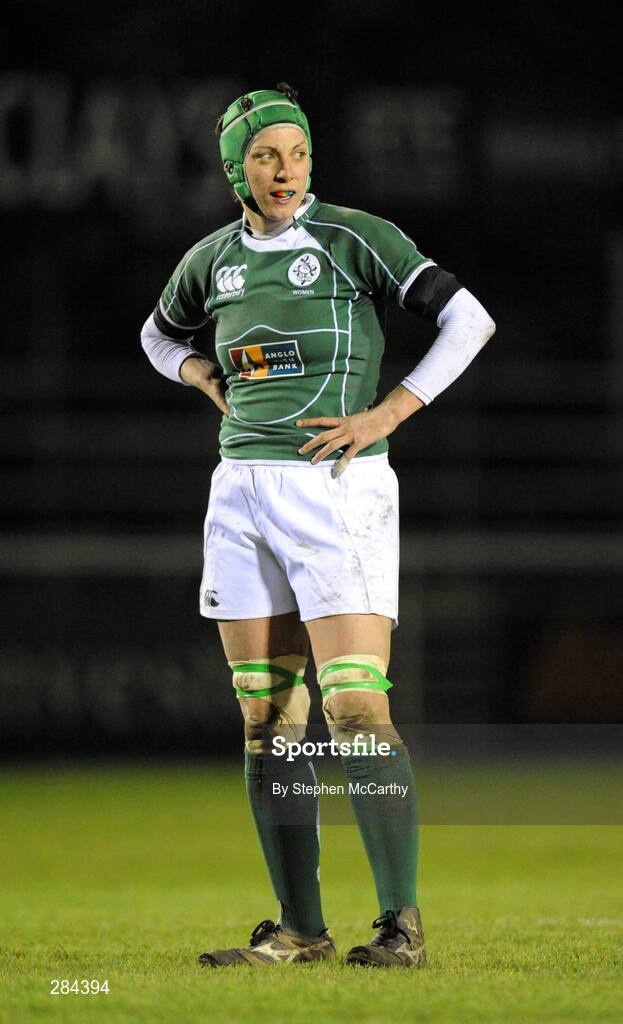 22 February 2008; Orla Brennan, Ireland. Women's Six Nations Rugby Championship, Ireland v Scotland, Templeville Road, Dublin. Picture credit: Stephen McCarthy / SPORTSFILE