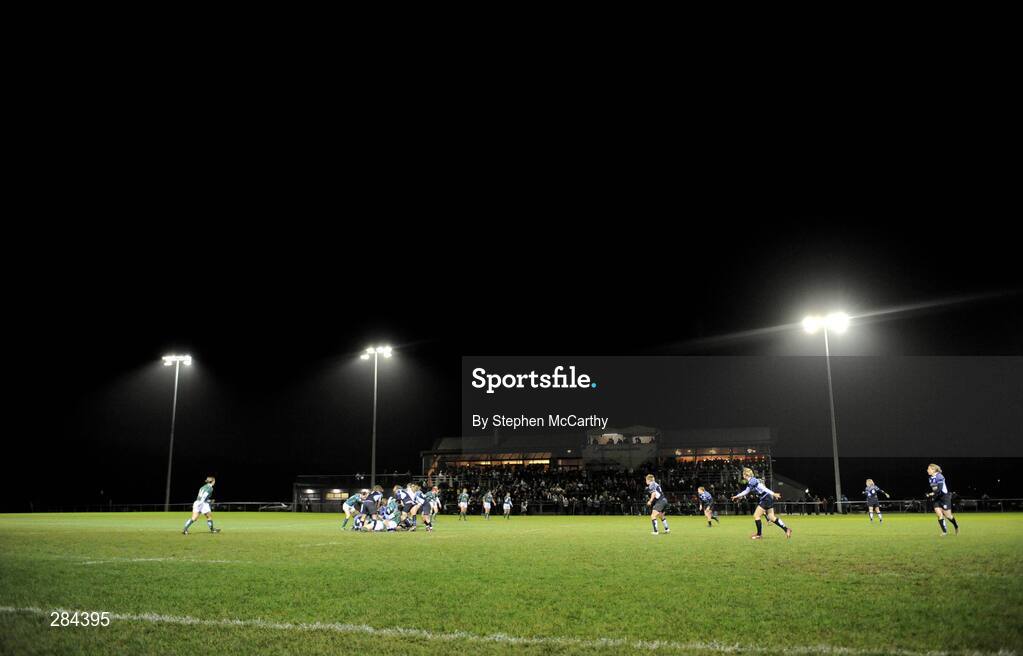 22 February 2008; A general view of Templeville Road as floodlights are used for the first time. Women's Six Nations Rugby Championship, Ireland v Scotland, Templeville Road, Dublin. Picture credit: Stephen McCarthy / SPORTSFILE