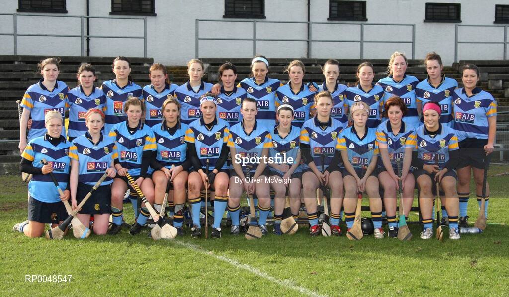 24 February 2008; The University College Dublin panel. 2008 Ashbourne Cup Final, University College Dublin v Waterford IT, Casement Park, Belfast, Co. Antrim. Picture credit: Oliver McVeigh / SPORTSFILE