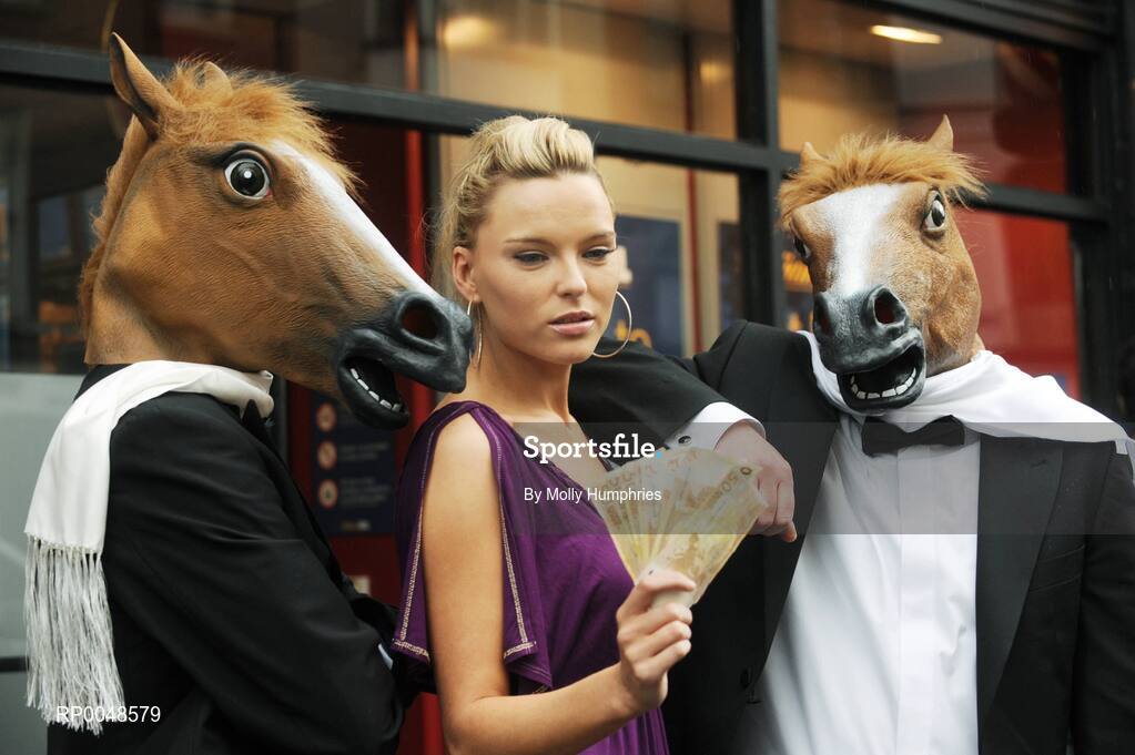 25 February 2008; At the reopening of the newly refurbished William Hill Bookmakers branch on Dame Street, Dublin, is Sarah Morrissey, Miss Ireland 2006. William Hill Bookmakers, Dame Street, Dublin. Picture credit: Molly Humphries / SPORTSFILE