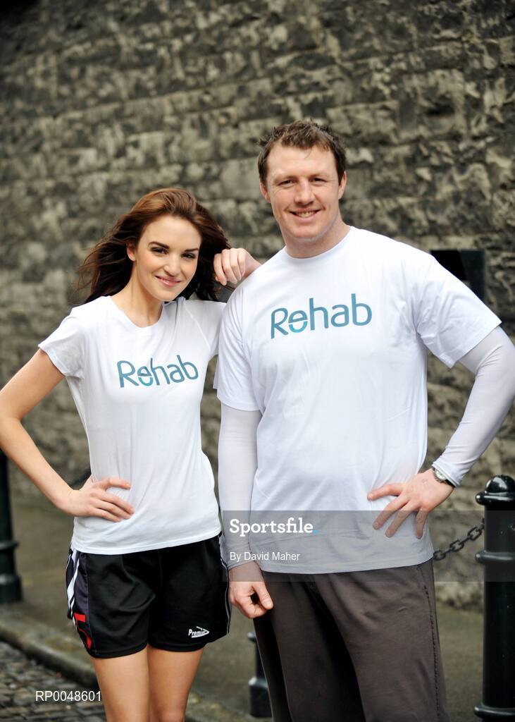 26 February 2008; Rehab has announced that Eric Miller, former Leinster and Irish rugby international, and Blathnaid McKenna, reigning Miss Ireland, will represent the organisation by competing in two of the country’s biggest sporting events this year - the Lifestyle Sports Adidas Dublin City Marathon and the Flora Women’s Mini Marathon respectively. Guinness Storehouse, St James's Gate, Dublin. Picture credit: David Maher / SPORTSFILE
