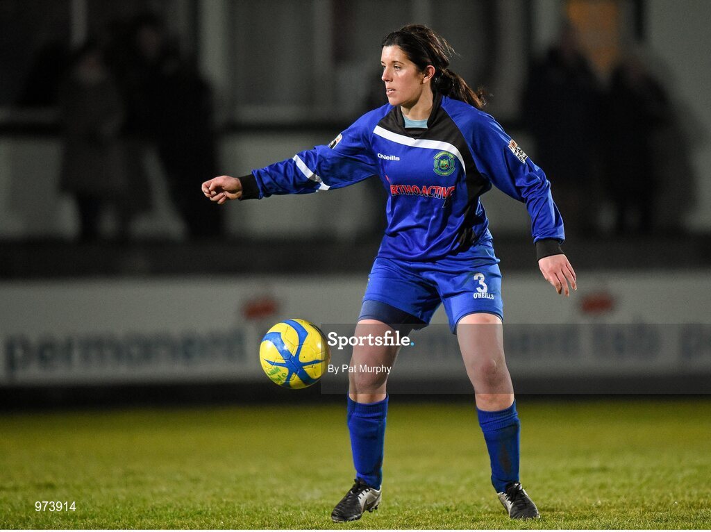 14 March 2015; Michelle Dunne, Peamount United. Continental Tyres Women's National League, Castlebar Celtic v Peamount United, Celtic Park, Castlebar, Co. Mayo. Picture credit: Pat Murphy / SPORTSFILE