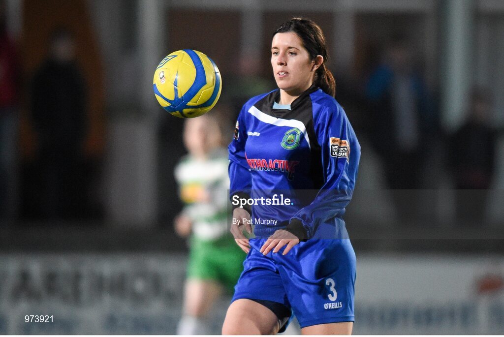 14 March 2015; Michelle Dunne, Peamount United. Continental Tyres Women's National League, Castlebar Celtic v Peamount United, Celtic Park, Castlebar, Co. Mayo. Picture credit: Pat Murphy / SPORTSFILE