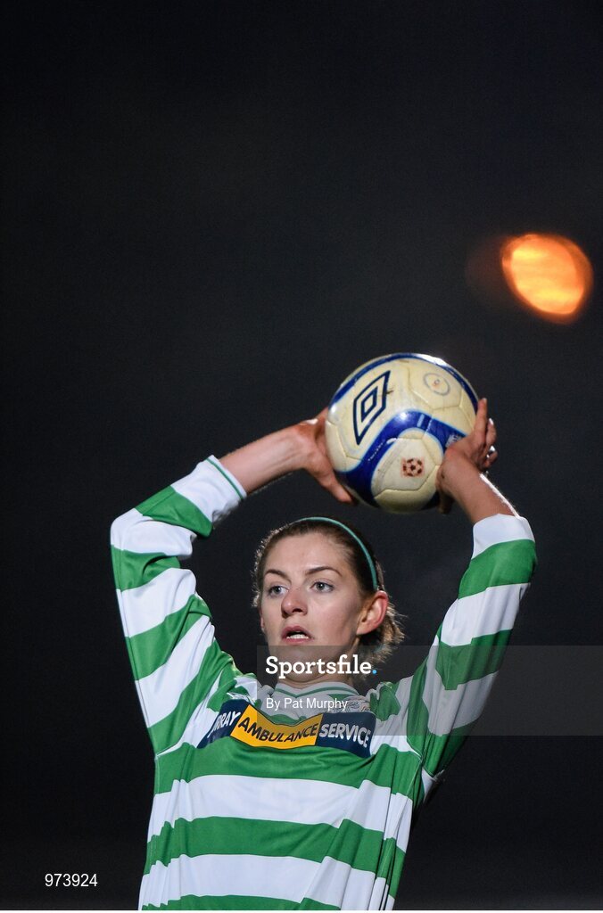 14 March 2015; Catherine Hyndman, Castlebar Celtic. Continental Tyres Women's National League, Castlebar Celtic v Peamount United, Celtic Park, Castlebar, Co. Mayo. Picture credit: Pat Murphy / SPORTSFILE