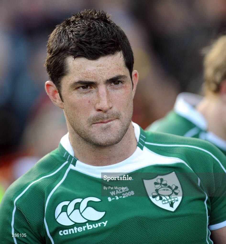8 March 2008; A dejected Rob Kearney, Ireland, after the game. RBS Six Nations Rugby Championship, Ireland v Wales, Croke Park, Dublin. Picture credit: Pat Murphy / SPORTSFILE