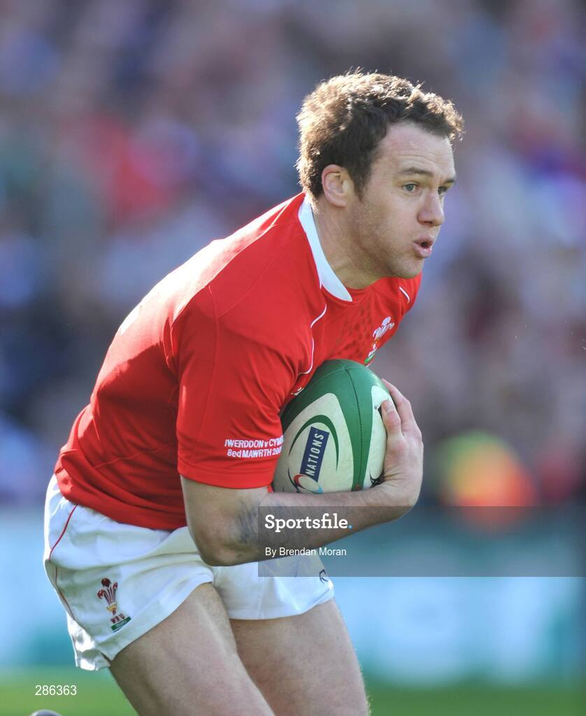 8 March 2008; Mark Jones, Wales. RBS Six Nations Rugby Championship, Ireland v Wales, Croke Park, Dublin. Picture credit: Brendan Moran / SPORTSFILE