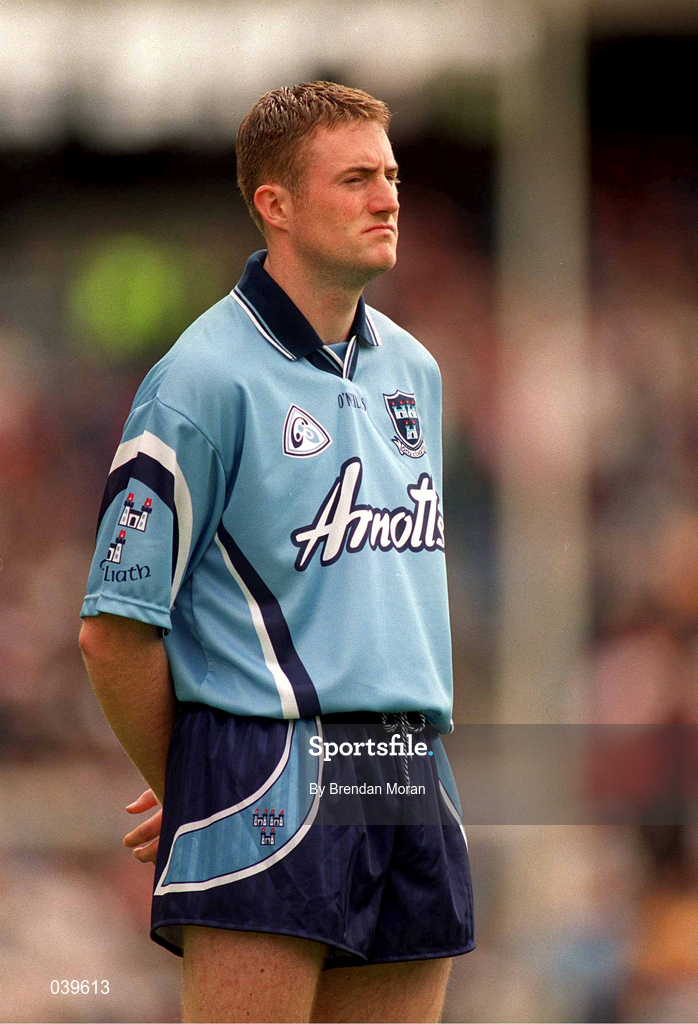 11 June 2000; Coman Goggins of Dublin during the Bank of Ireland Leinster Senior Football Championship Quarter-Final match between Dublin and Wexford at Croke Park in Dublin. Photo by Brendan Moran/Sportsfile