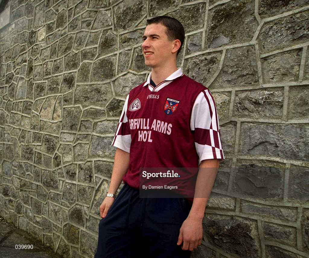 31 March 2000; Westmeath's Dessie Dolan poses for a portrait at Athlone Castle in Roscommon. Photo by Damien Eagers/Sportsfile