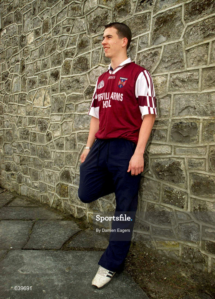 31 March 2000; Westmeath's Dessie Dolan poses for a portrait at Athlone Castle in Roscommon. Photo by Damien Eagers/Sportsfile
