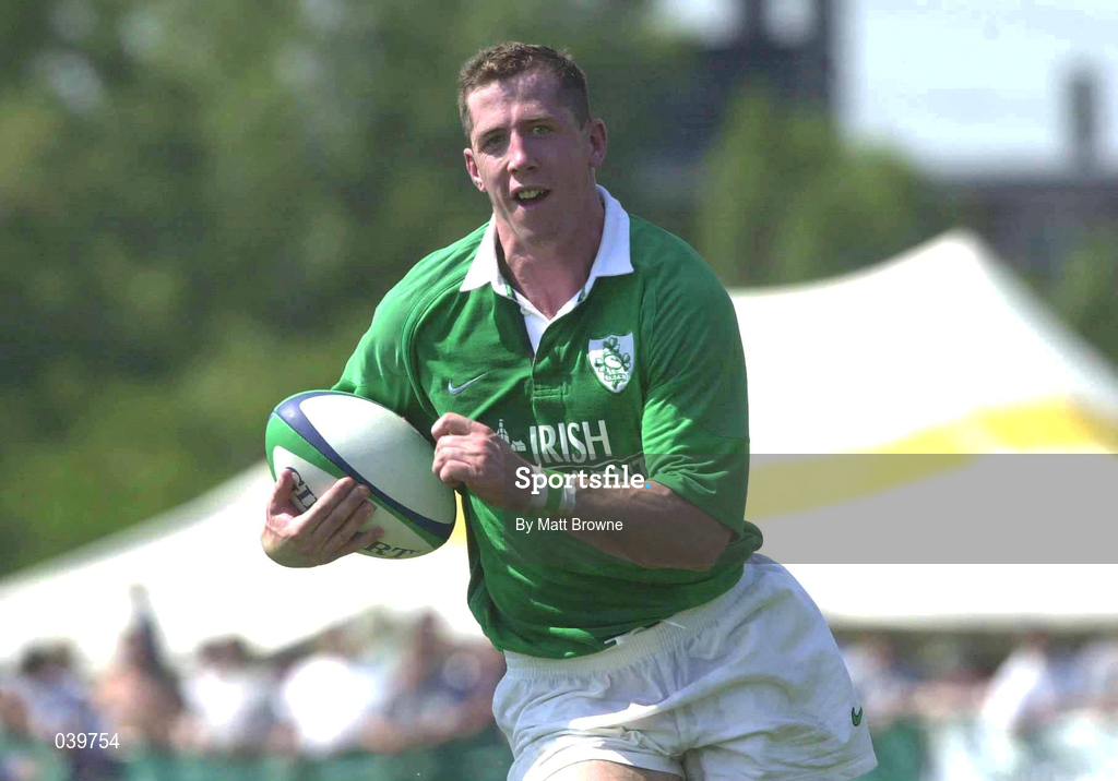 10 June 2000; Guy Easterby of Ireland during the Rugby International match between USA and Ireland at Singer Family Park in Manchester, New Hampshire, USA. Photo by Matt Browne/Sportsfile