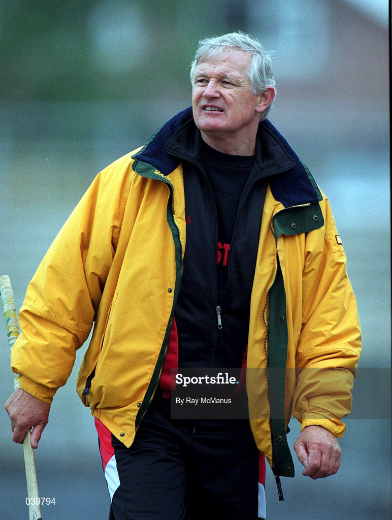 3 June 2000; Down manager Jimmy O'Reilly during the Guinness Ulster Senior Hurling Championship Quarter-Final match between Down and New York at Casement Park in Belfast. Photo by Ray McManus/Sportsfile