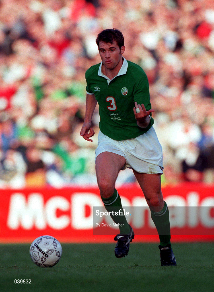 30 May 2000; Kevin Kilbane of Republic of Ireland during the International Friendly match between Republic of Ireland and Scotland at Lansdowne Road in Dublin. Photo by David Maher/Sportsfile