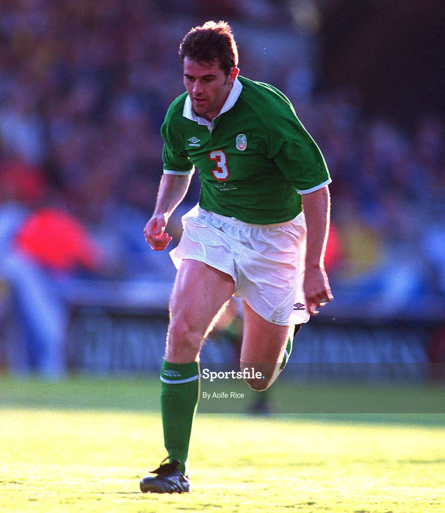 30 May 2000; Kevin Kilbane of Republic of Ireland during the International Friendly match between Republic of Ireland and Scotland at Lansdowne Road in Dublin. Photo by Aoife Rice/Sportsfile