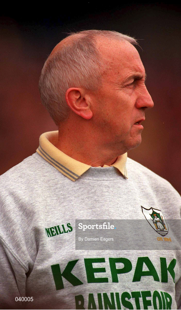 4 June 2000; Meath manager Sean Boylan during the Bank of Ireland Leinster Senior Football Championship Quarter-Final match between Offaly and Meath at Croke Park in Dublin. Photo by Damien Eagers/Sportsfile
