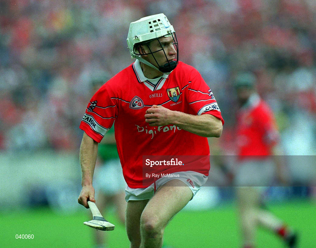 4 June 2000; Timmy McCarthy of Cork during the Guinness Munster Senior Hurling Championship Semi-Final match between Cork and Limerick at Semple Stadium in Thurles, Tipperary. Photo by Ray McManus/Sportsfile