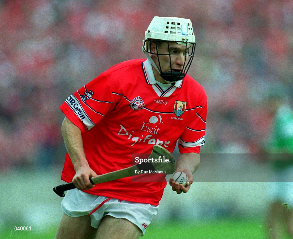 4 June 2000; Timmy McCarthy of Cork during the Guinness Munster Senior Hurling Championship Semi-Final match between Cork and Limerick at Semple Stadium in Thurles, Tipperary. Photo by Ray McManus/Sportsfile