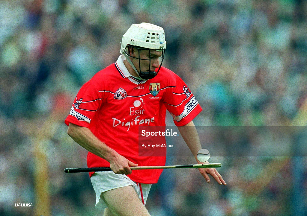 4 June 2000; Timmy McCarthy of Cork during the Guinness Munster Senior Hurling Championship Semi-Final match between Cork and Limerick at Semple Stadium in Thurles, Tipperary. Photo by Ray McManus/Sportsfile