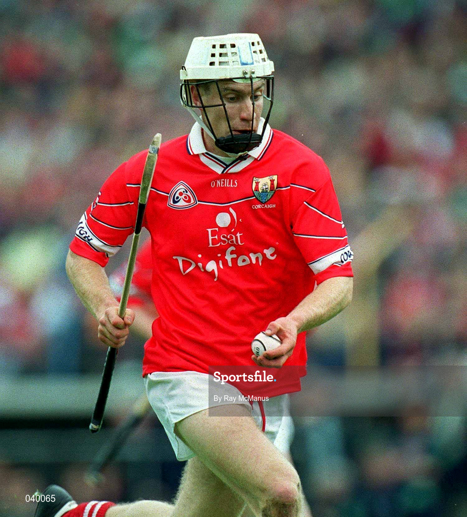 4 June 2000; Timmy McCarthy of Cork during the Guinness Munster Senior Hurling Championship Semi-Final match between Cork and Limerick at Semple Stadium in Thurles, Tipperary. Photo by Ray McManus/Sportsfile