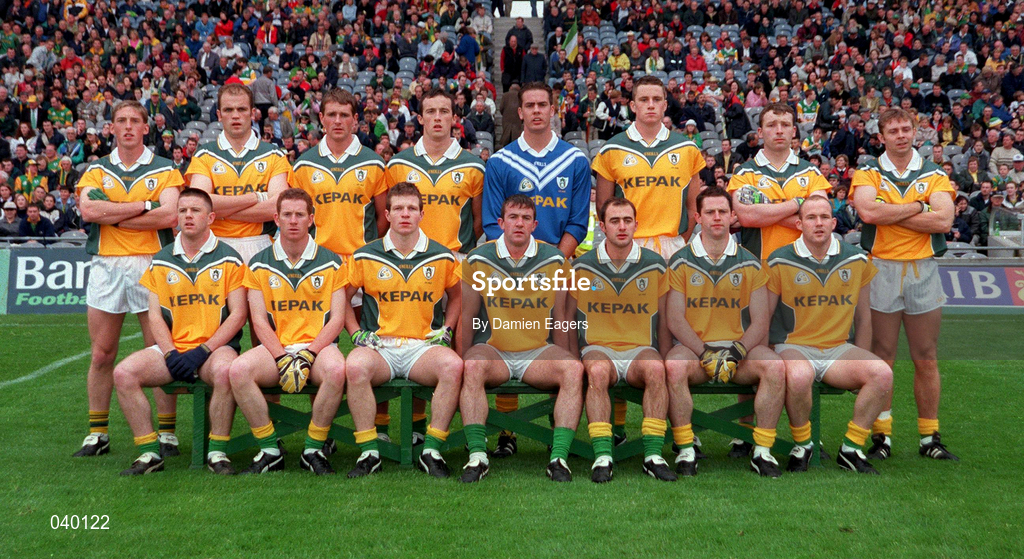 4 June 2000; The Meath team prior to the Bank of Ireland Leinster Senior Football Championship Quarter-Final match between Offaly and Meath at Croke Park in Dublin. Photo by Damien Eagers/Sportsfile