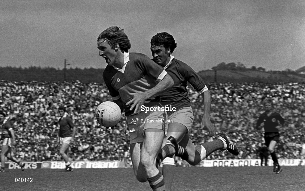 19 July 1981; Pat Spillane of Kerry during the Munster Senior Football Championship Final between Kerry and Cork at Fitzgerald Stadium in Killarney, Kerry. Photo by Ray McManus/Sportsfile