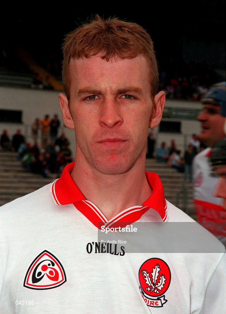 11 June 2000; Emmett McKeever of Derry prior to the Guinness Ulster Senior Hurling Championship Semi-Final match between Derry and Down at Casement Park in Belfast. Photo by Aoife Rice/Sportsfile