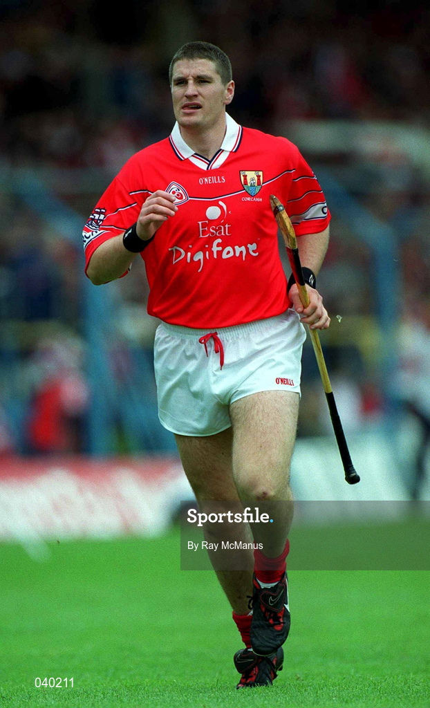 4 June 2000; Fergal McCormack of Cork during the Guinness Munster Senior Hurling Championship Semi-Final match between Cork and Limerick at Semple Stadium in Thurles, Tipperary. Photo by Ray McManus/Sportsfile