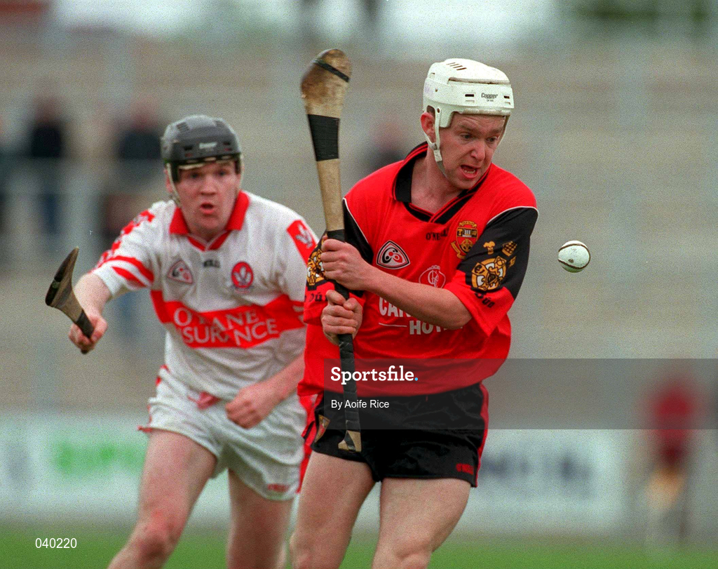 11 June 2000; Gary Gordon of Down during the Guinness Ulster Senior Hurling Championship Semi-Final match between Derry and Down at Casement Park in Belfast. Photo by Aoife Rice/Sportsfile